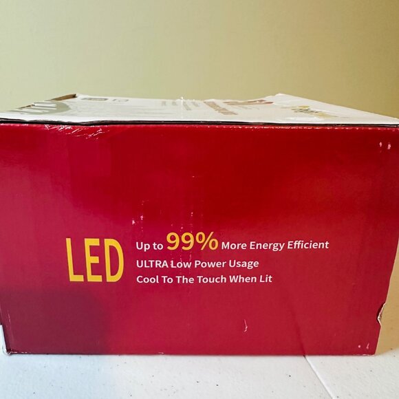 50 LED bulbs Pure White Christmas String Lights Indoor and Outdoor String Lights - Picture 3 of 8